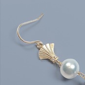 K10 Akoya Baroque Pearl Earrings
