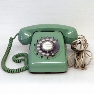 緑電話機・ダイヤル式・601-A2・No.190730-95・梱包サイズ80