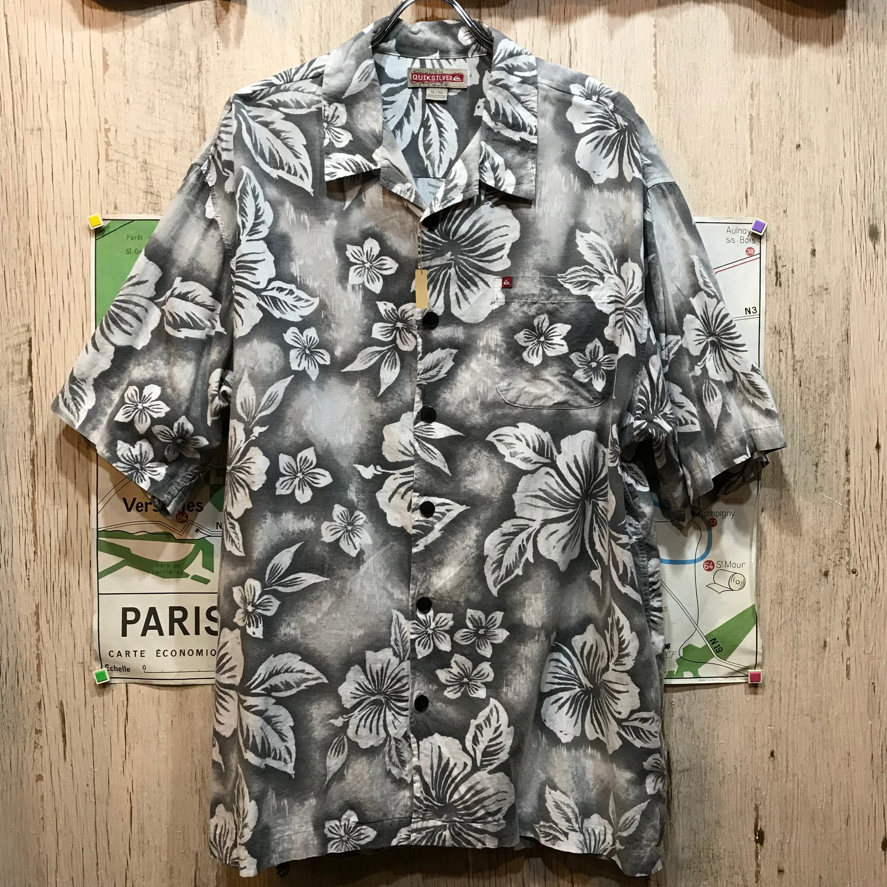 QUIKSILVER クイックシルバー アロハシャツ XL 古着 (967)