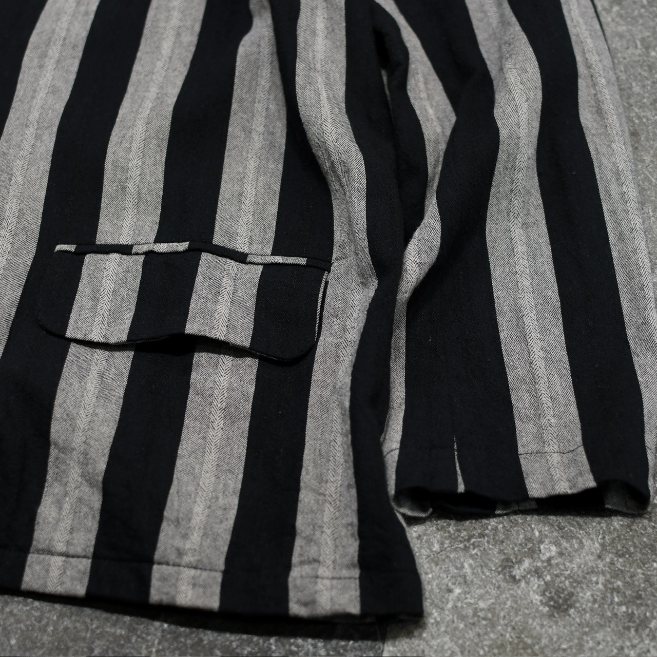 cotton stripe easy tailored jacket