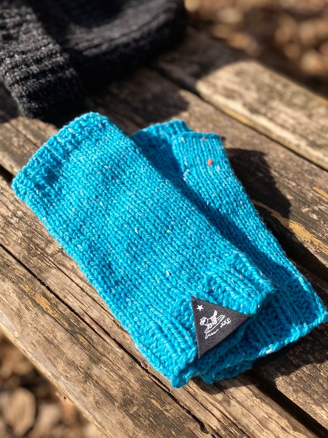 My Kinda Body　アームウォーマー　ブリティッシュスタイル　ターコイズ　