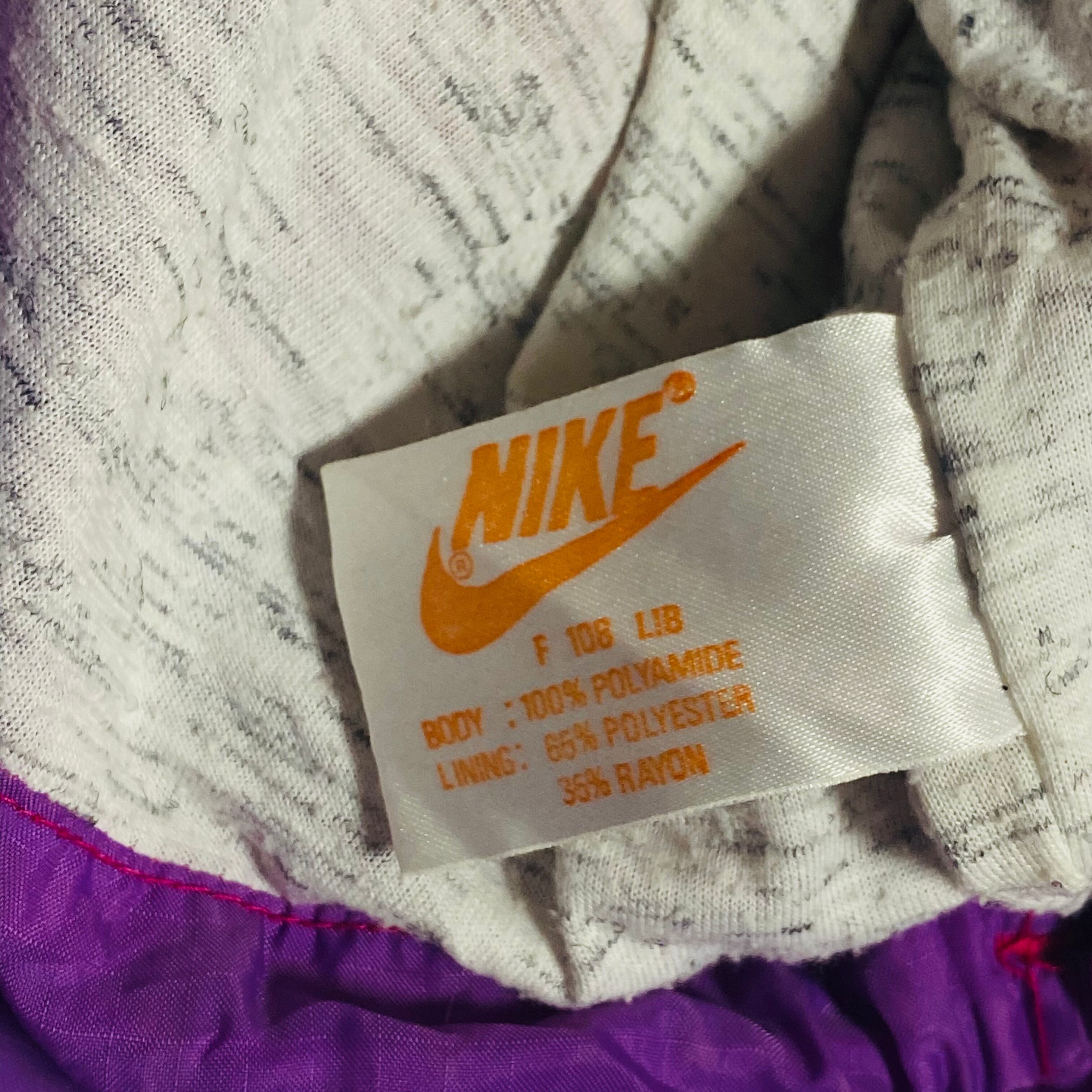 超希少】90s OLD NIKE 幾何学模様 変形 ナイロンパーカー Mサイズ