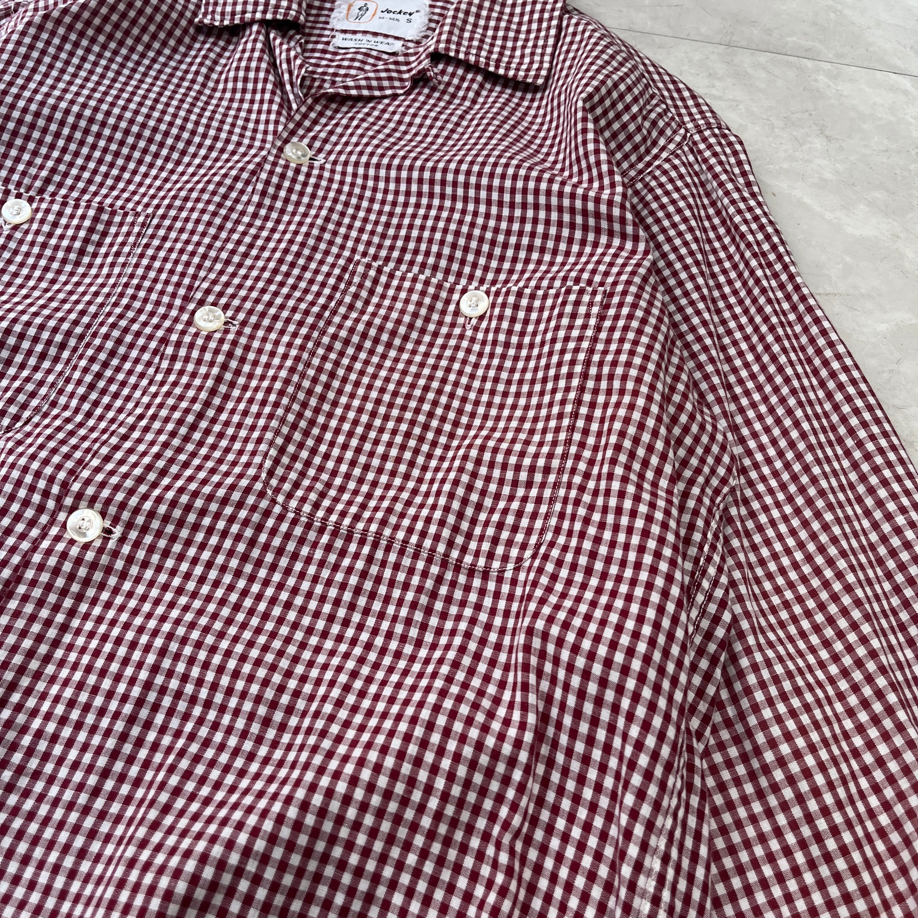 60s Jockey L/S Cotton Shirt 60年代 ジョッキー コットン 長袖シャツ