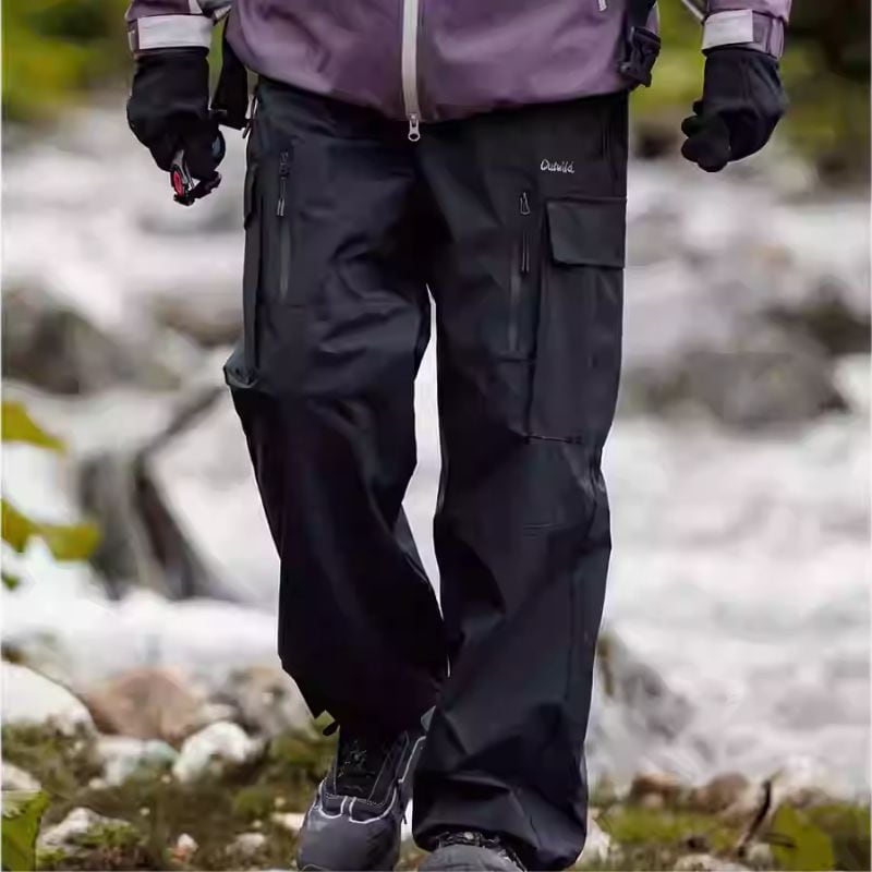 アウトドアストレートシルエットカーゴパンツA18428