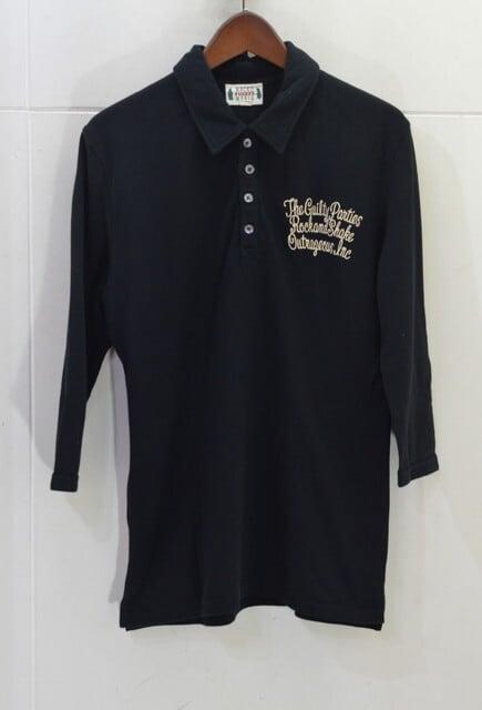 Guilty Parties 七分袖カットソー 黒 WACKO MARIA (ワコマリア) CREW