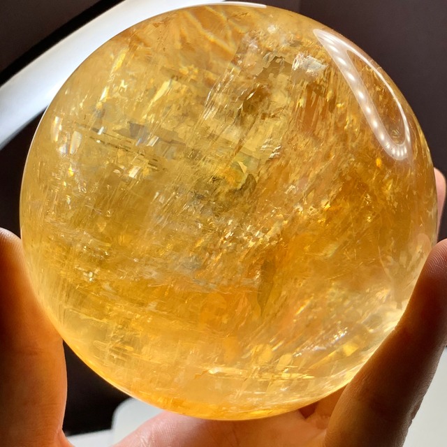 no3.秘蔵プレミアム♪虹有り♪超大玉！プレミアムレインボー大玉カルサイトスフィア