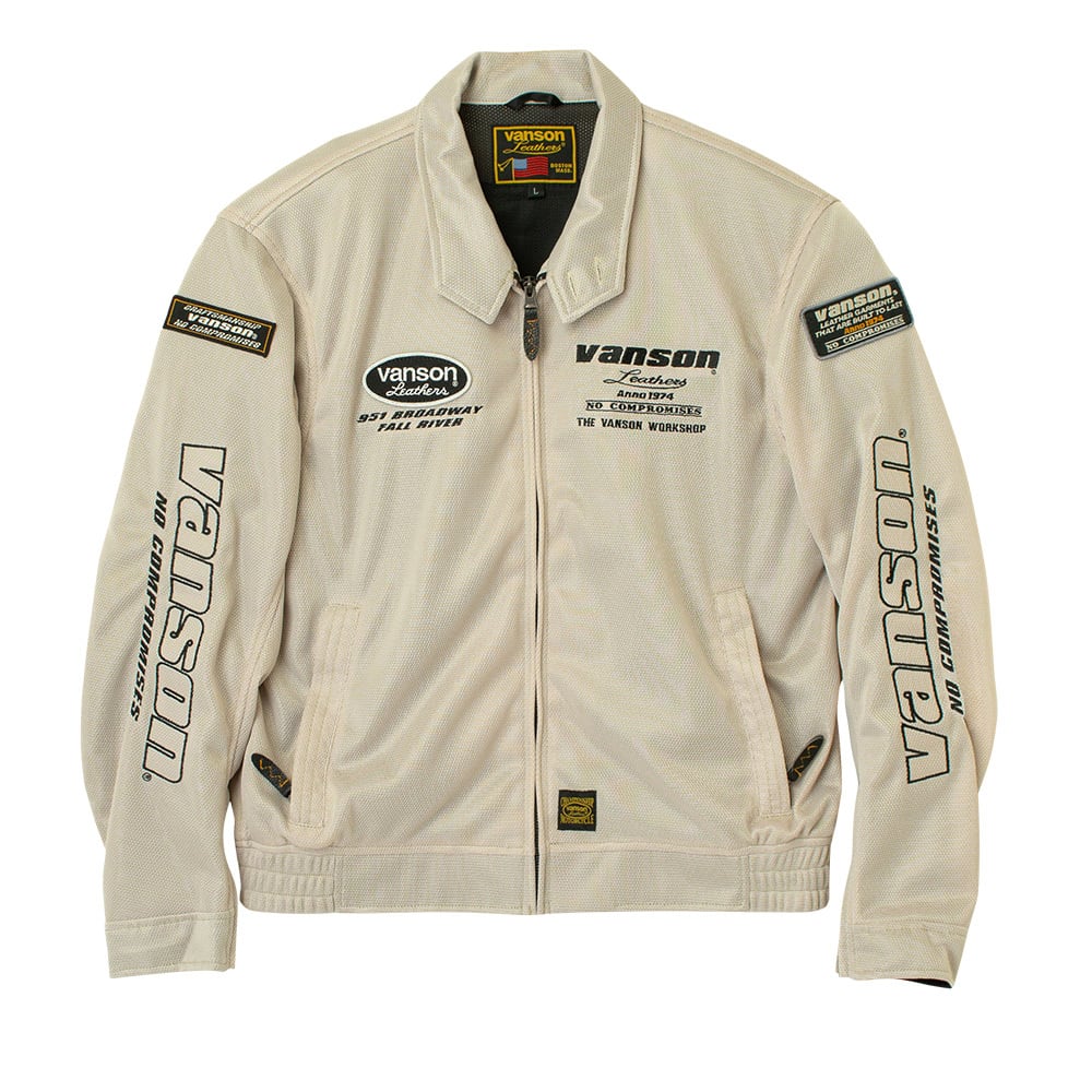 VS26103S メッシュスウィングトップジャケット | vansonleathers