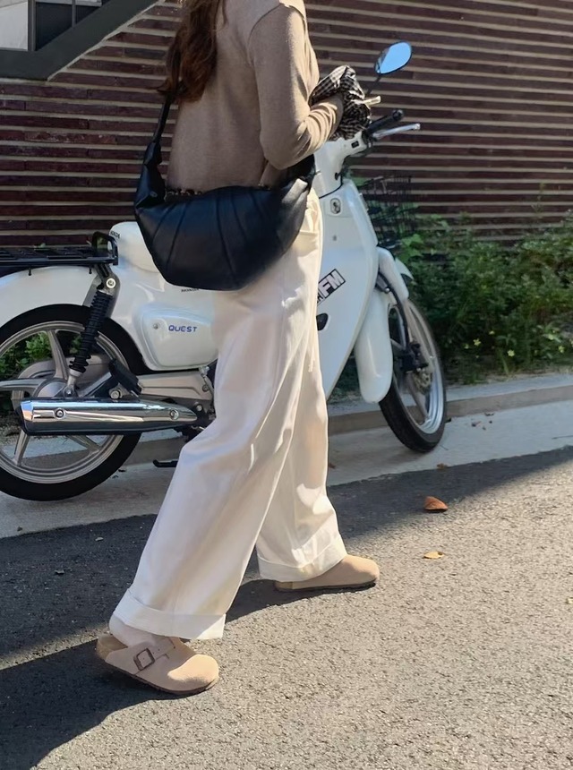 (LITER) rill cotton banding pants / 2color