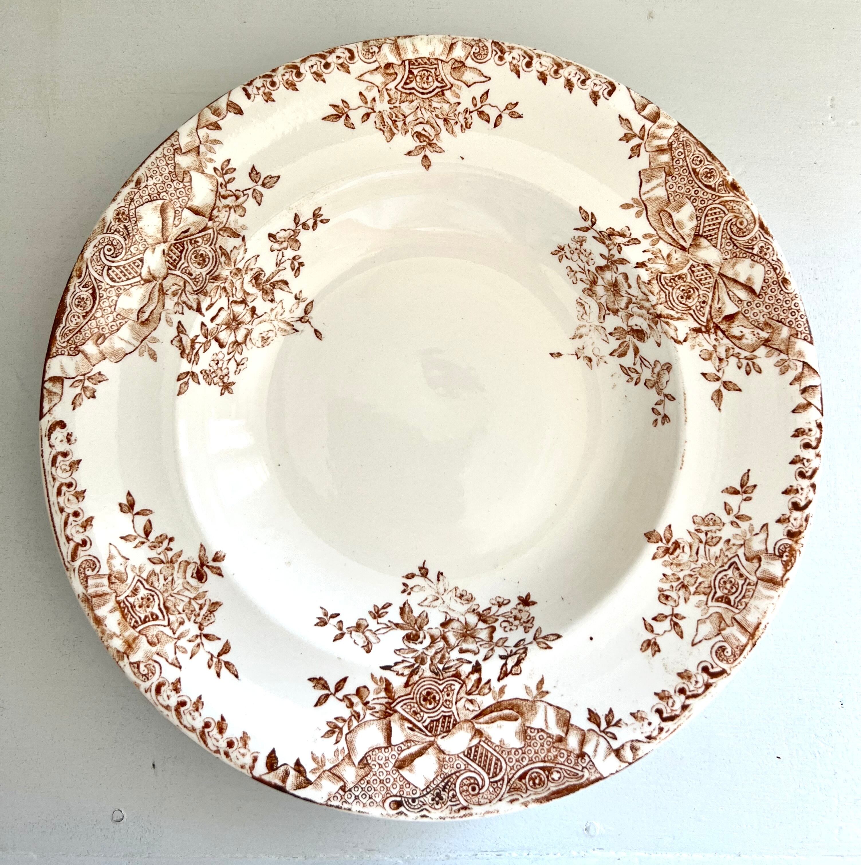 Longwy marly 深皿2 | antiquemanon