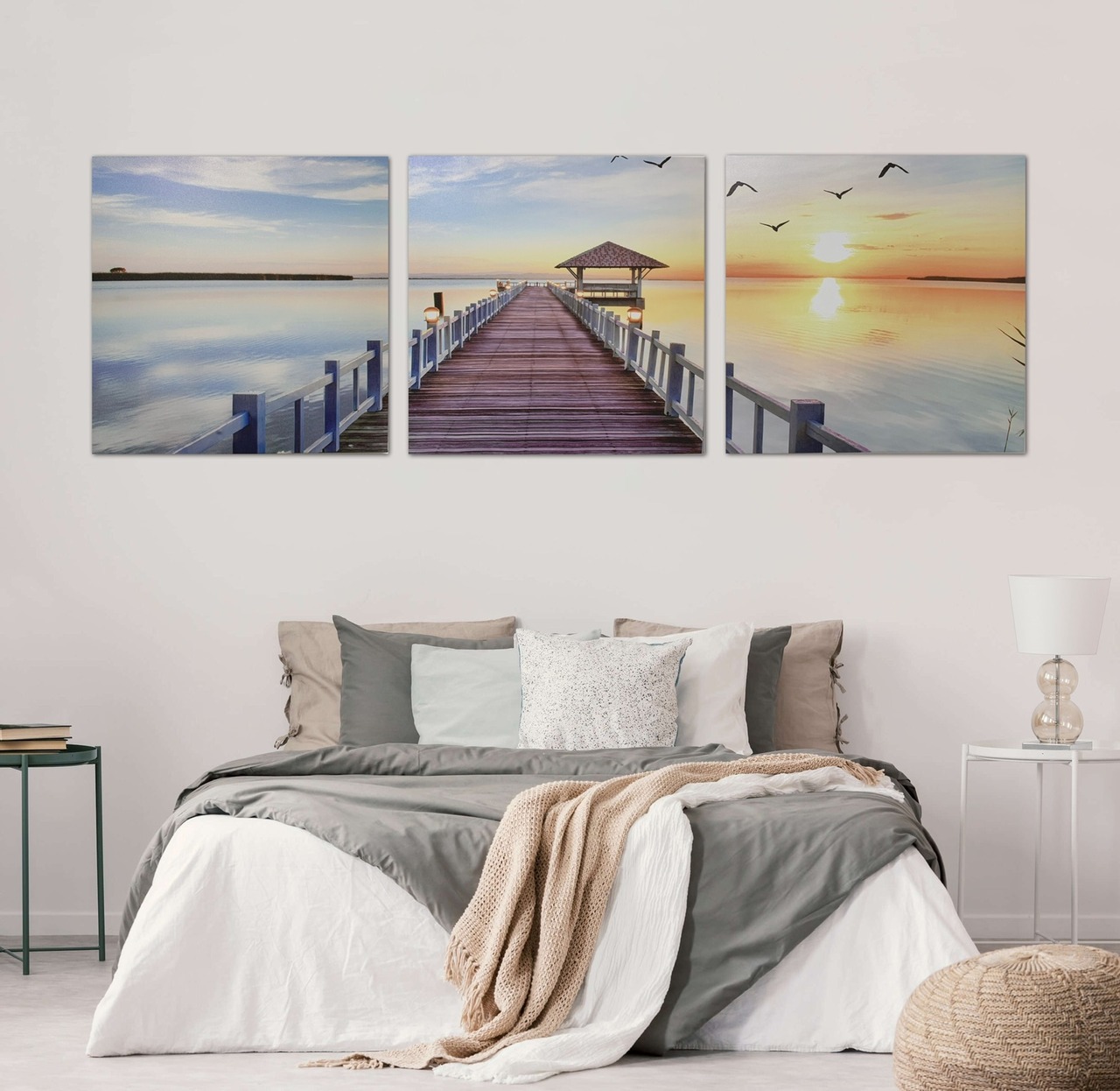 絵画/アートパネル/インテリア/モダン/北欧/おしゃれ アートパネル 3枚セット