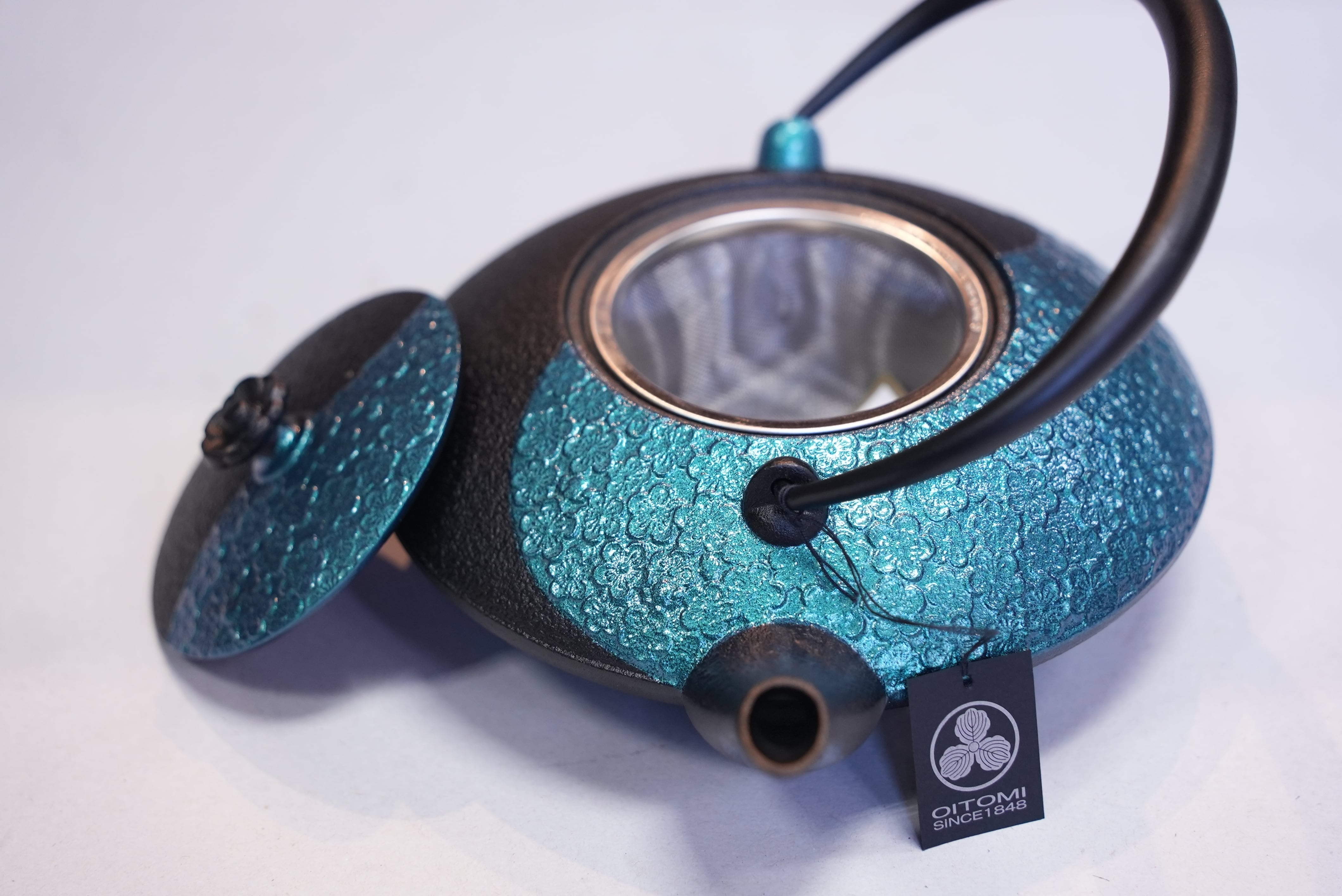 南部鉄器 鉄瓶 陰陽 翡翠（カワセミ） 0.75L | 1848年創業 南部