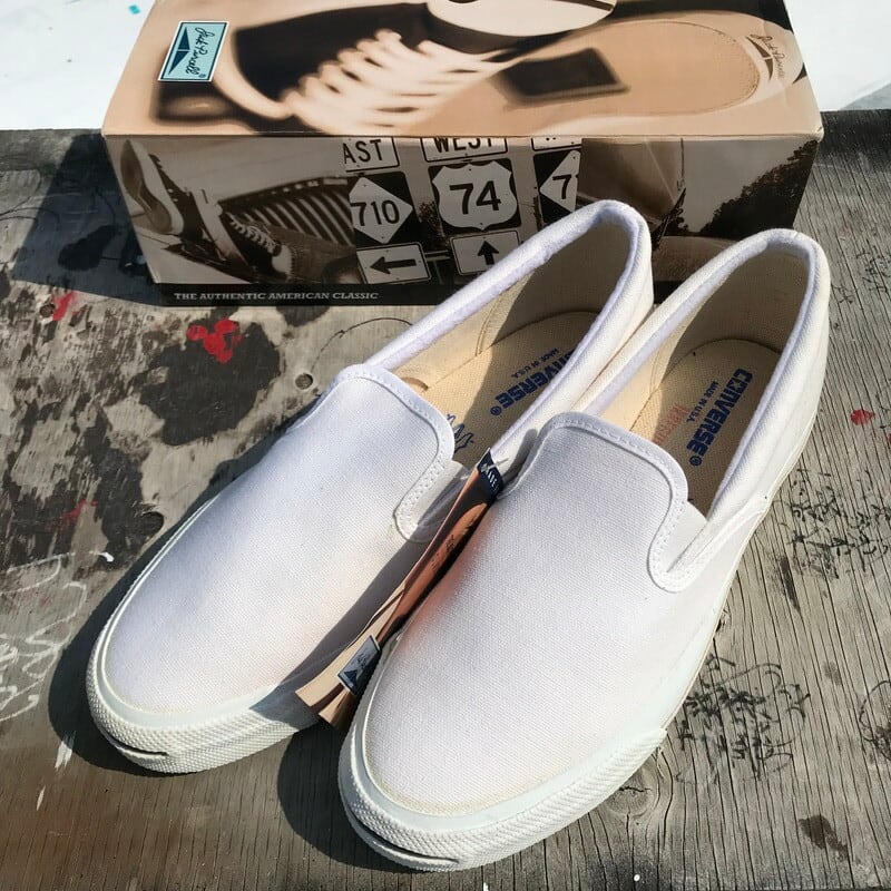 90's CONVERSE JACK PURCELL SLIP ON コンバース ジャックパーセル