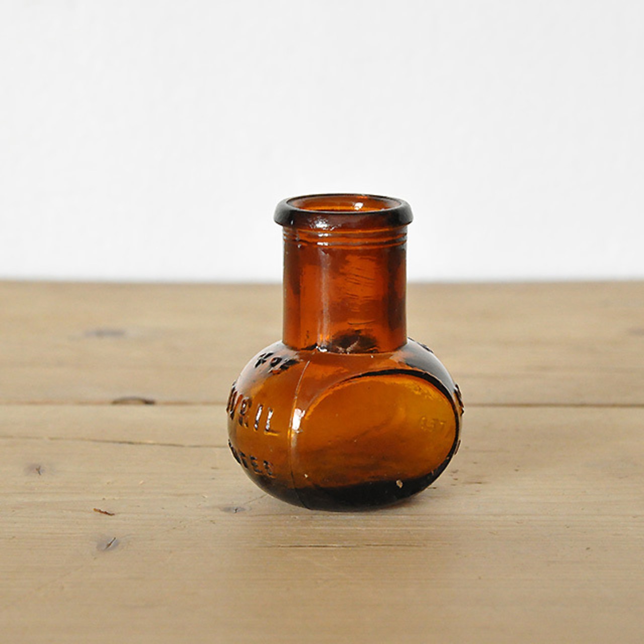 Amber Glass Bottle S【B】 / アンバー ガラス ボトル / 1911-0171-6B