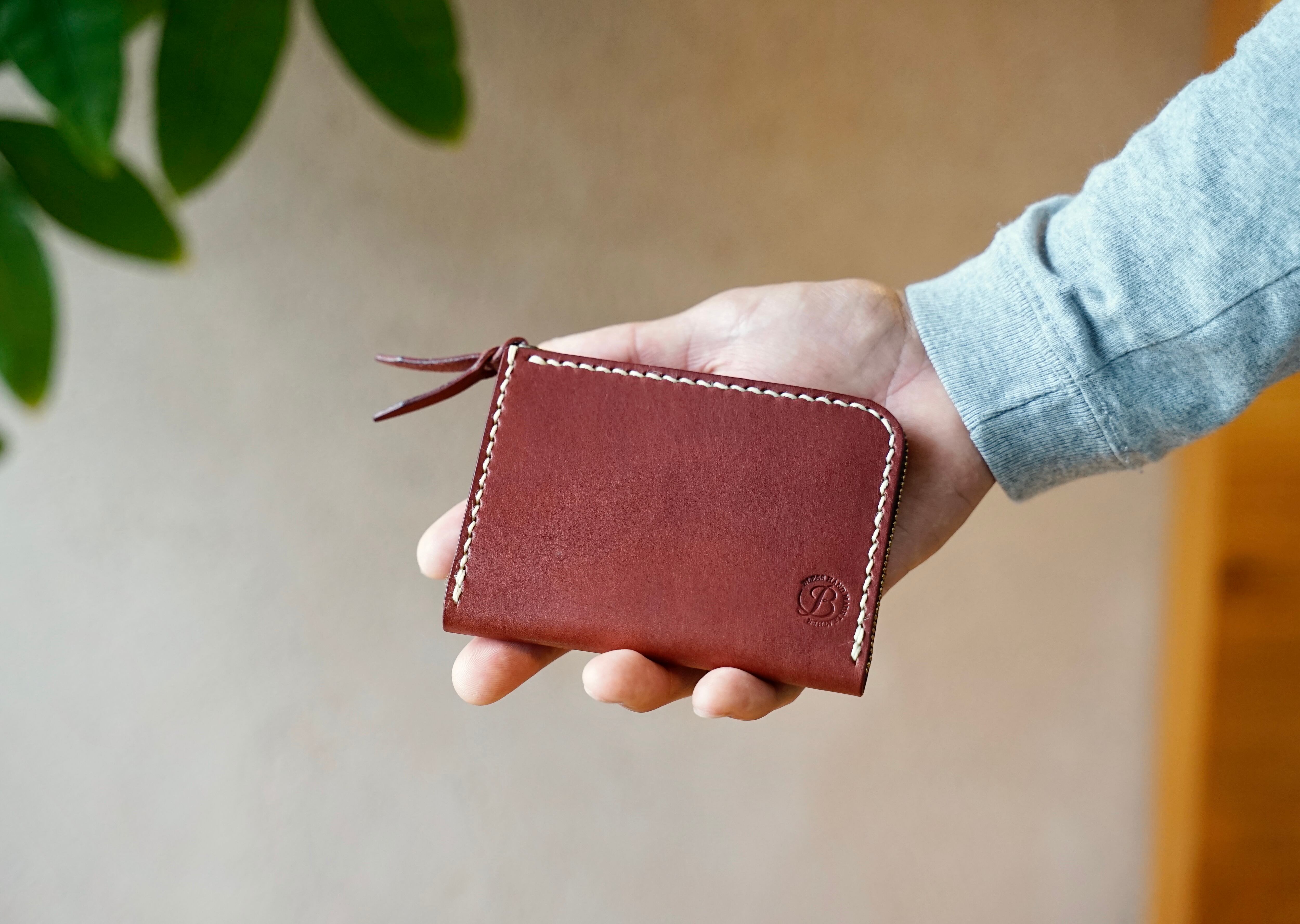 コンパクトウォレット | 革細工とニュージーランド雑貨のお店 BLESS