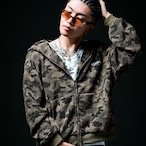 ESSENTIAL LOGO THERMAL ZIP HOODIE