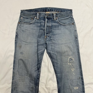 RRL1936 BUCKLE BACK DENIM PANT BOY FIT