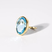 【13号】ブルートパーズ リング（グラン）