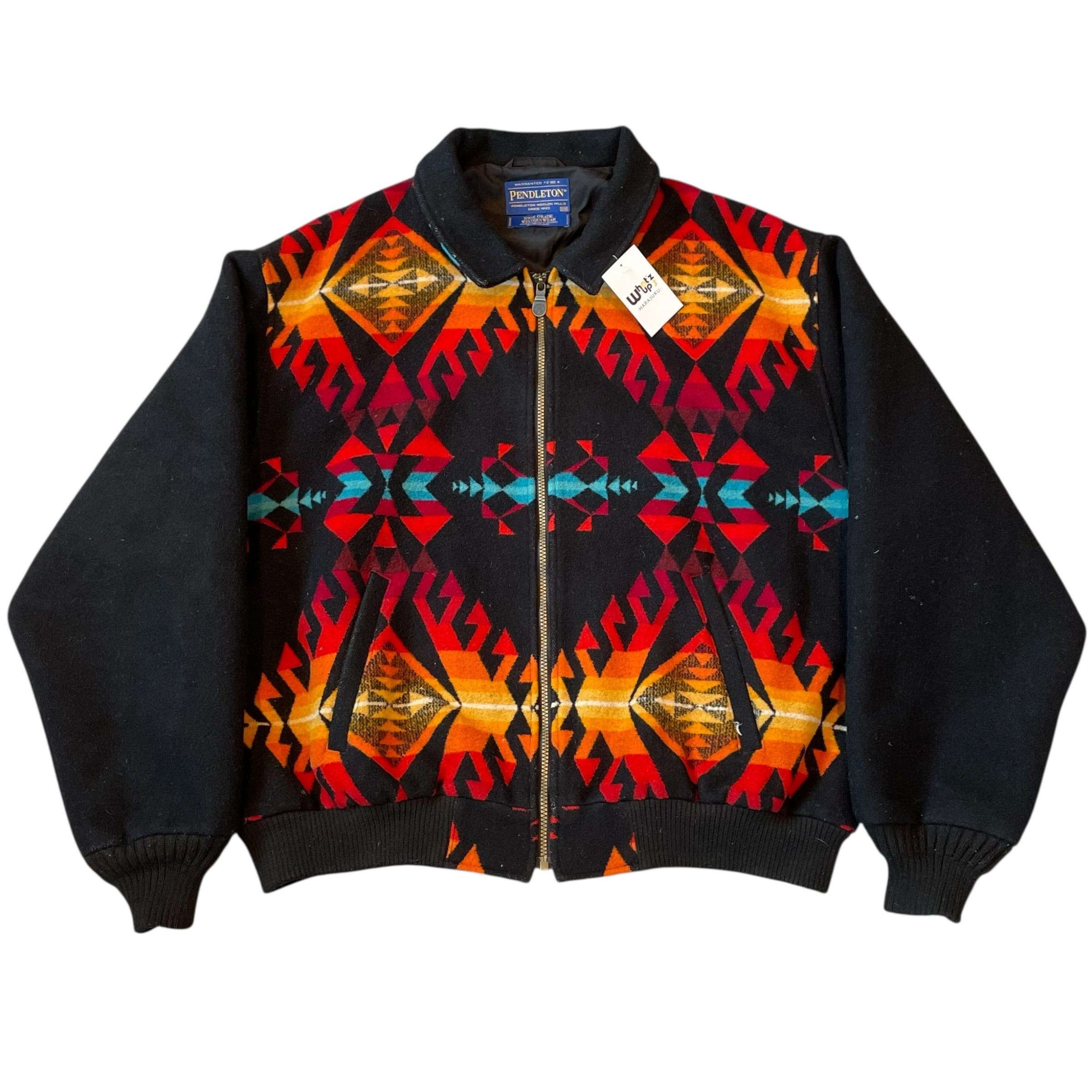 90s PENDLETON "Native Pattern" wool Blouson