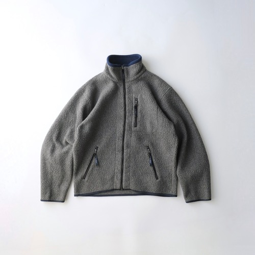 【L.L.Bean】90's Zip Up Fleece Jacket Gray