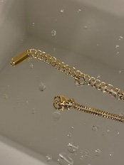 Fine box chain necklace