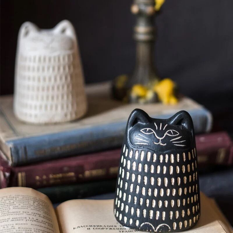 アンティーク猫オーナメント