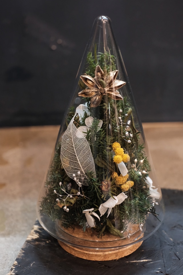 オーダー品〜ガラスの中のクリスマスツリー