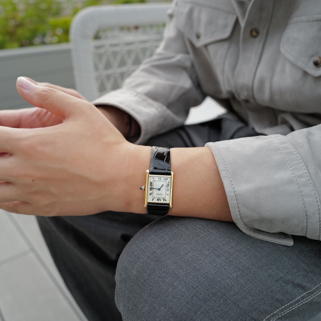 カルティエ プレマストタンク ヨーロッパ 手巻きモデル Ref.4