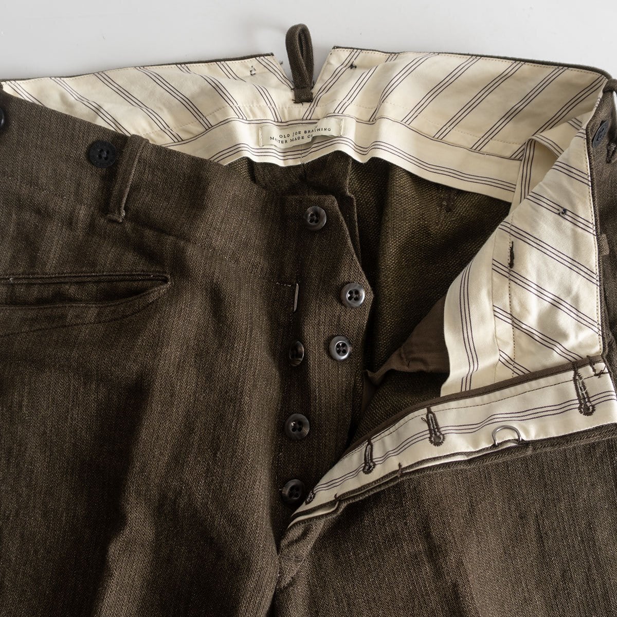 美品】OLD JOE【SLIT POCKET GRANDPA TROUSER】32 トラウザー パンツ