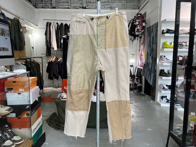 NEEDLES REBUILD BY REBUILDING CUT OFF CHINO PANT KHAKI XS 08172