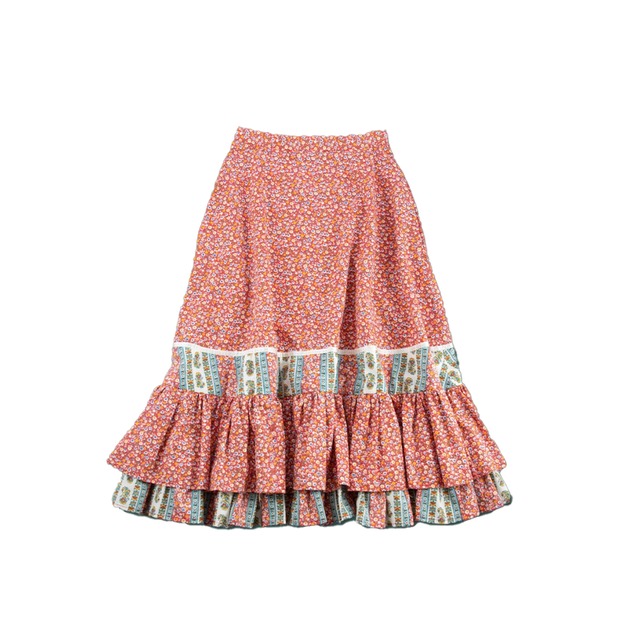 レトロな小花柄skirt