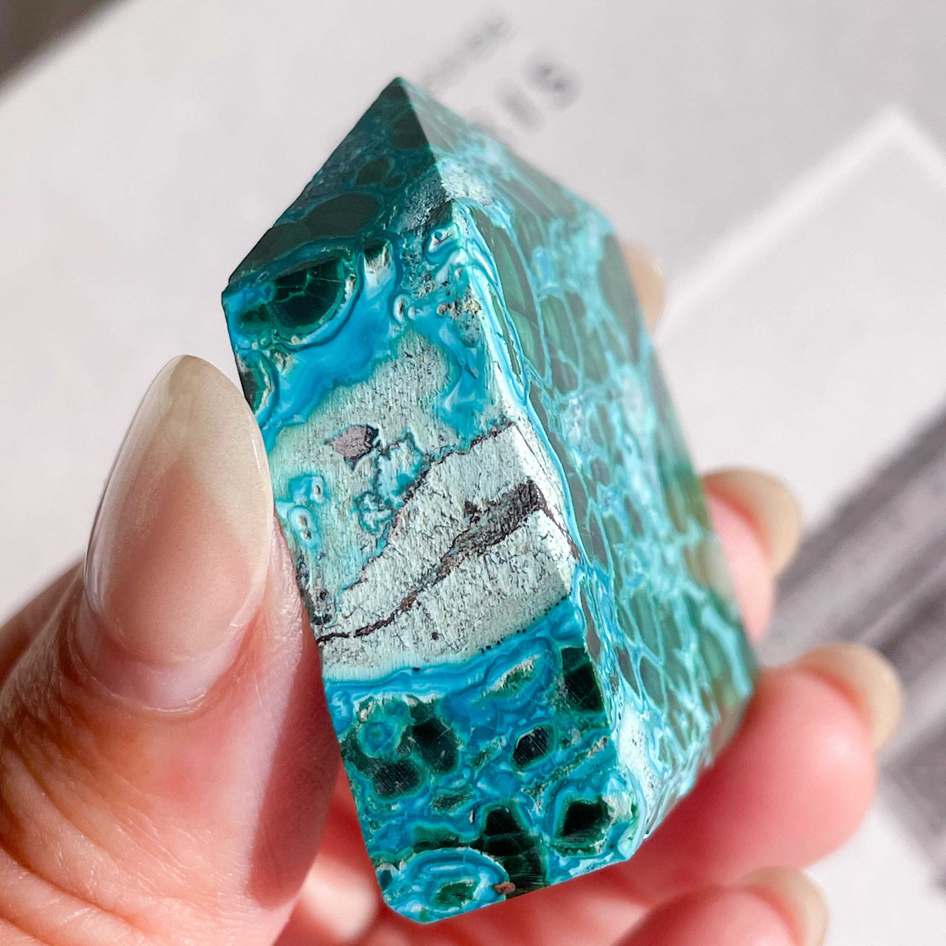 Chrysocolla & Malachite 7 ✧ クリソコラ & マラカイト (共生原石