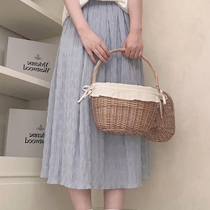 RIBERRY淑女の格子縞ロングスカート