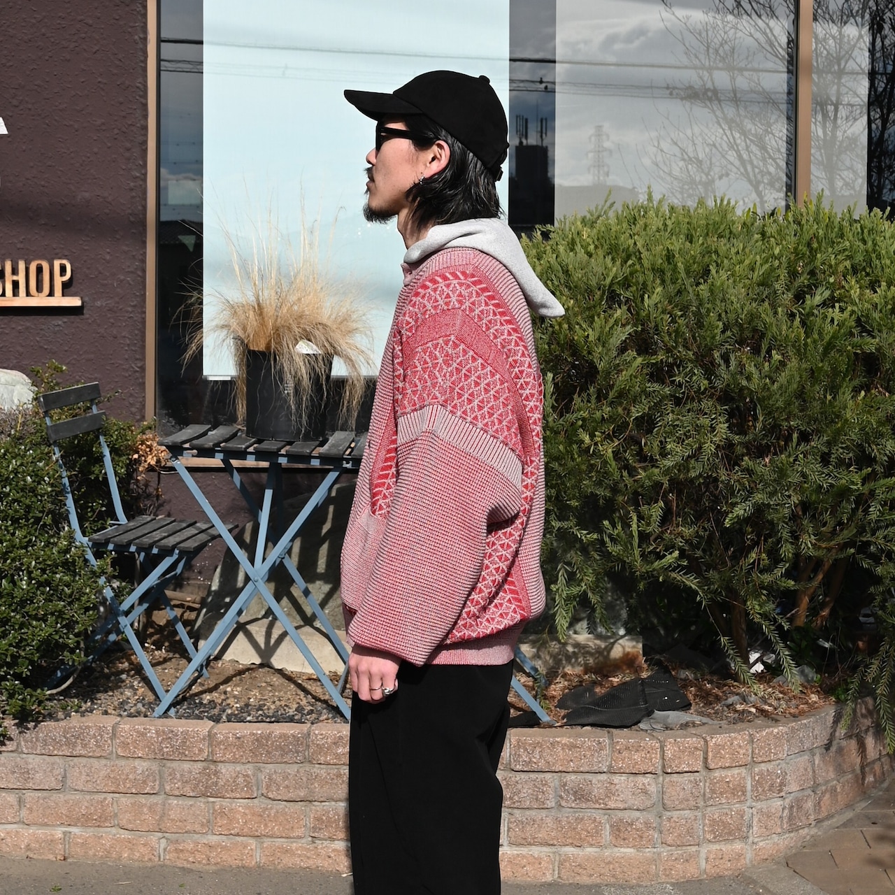 YASHIKI / GANKO別注 Ginka Cardigan(Yuki Momizi) スタイル