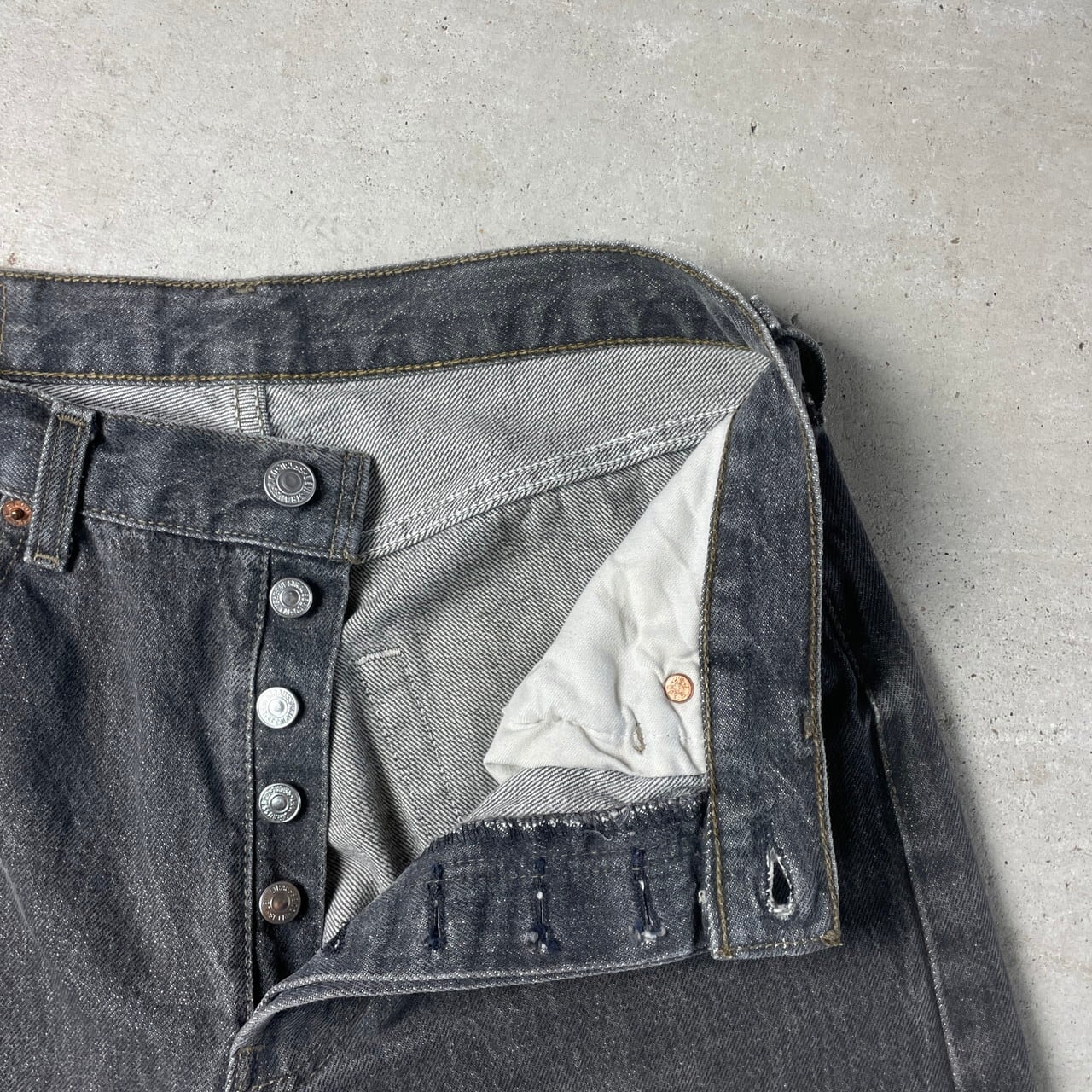 90年代 スペイン製 Levi's ユーロリーバイス 501 059 ブラックデニム