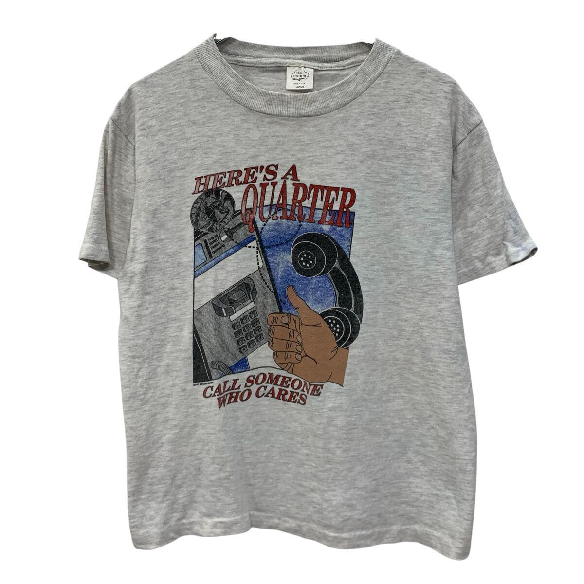 HOORSENBUHS】90sフロントプリント Tシャツ グレー 【公式通販】