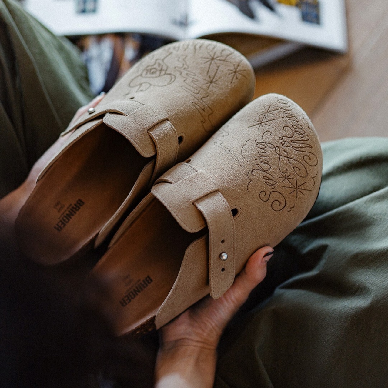 Suede Clog Sandal Shoes/ スエード クロッグ サンダル シューズ