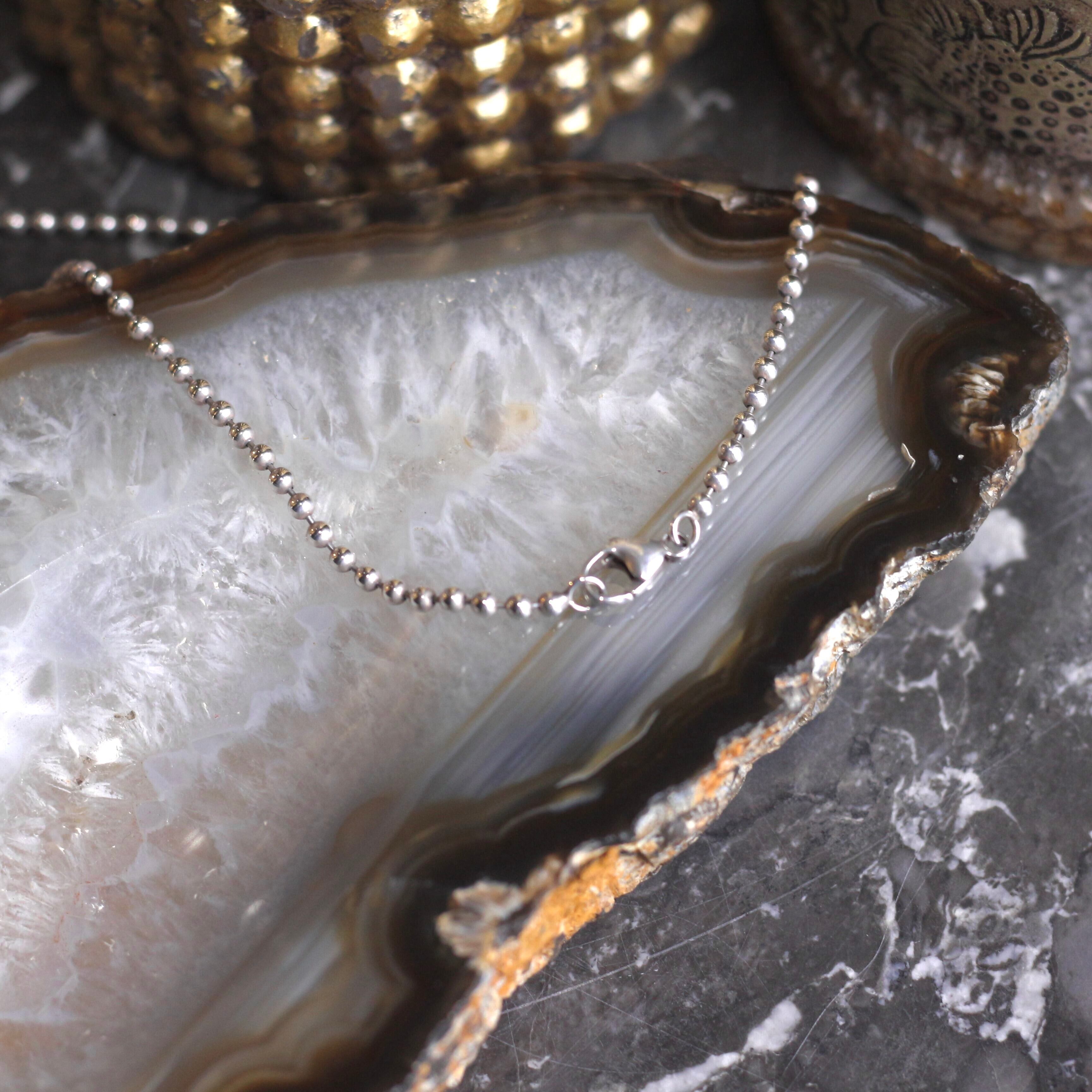 TIFFANY&Co. BALL CHAIN SILVER NECKLACE/ティファニーボールチェーン