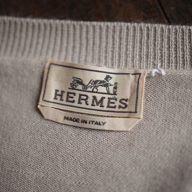 00s HERMÈS V-Neck Knit