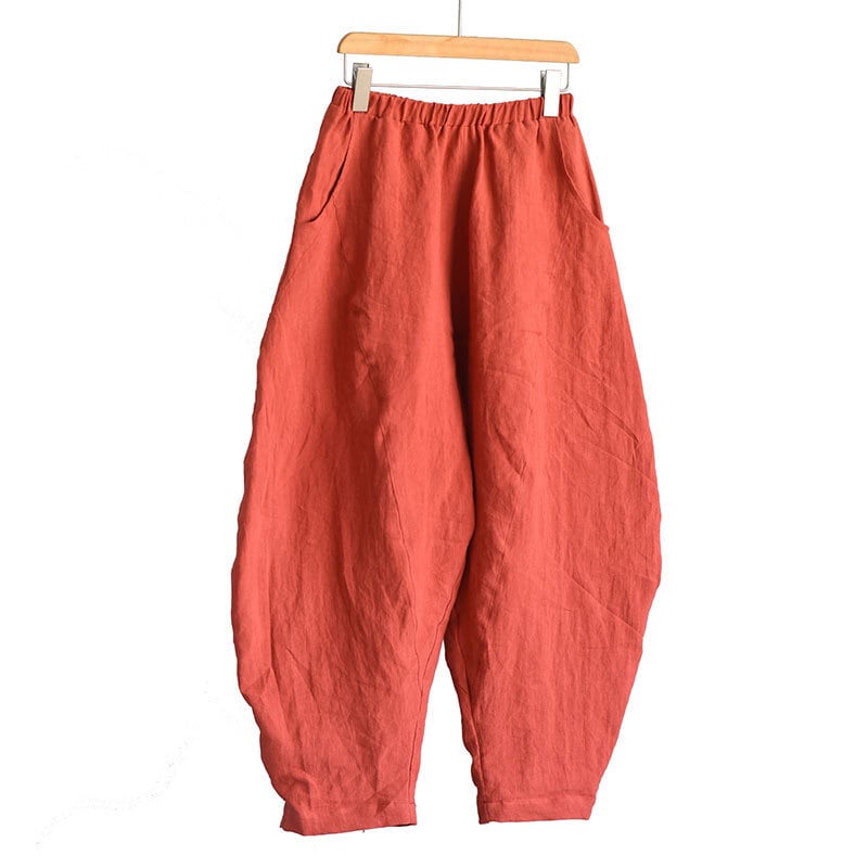 ルーズストレッチウェストカジュアルパンツ ワイドレッグ エラスティック 伸縮 ペンダント ショーツ ブルマー ワイドパンツ Yiranxuaディースワード14218173961