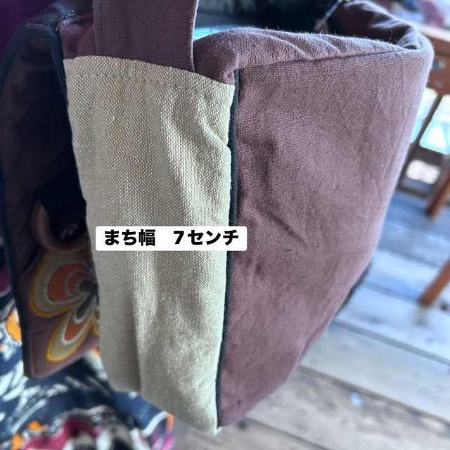 フラワー刺繍ショルダーバッグ