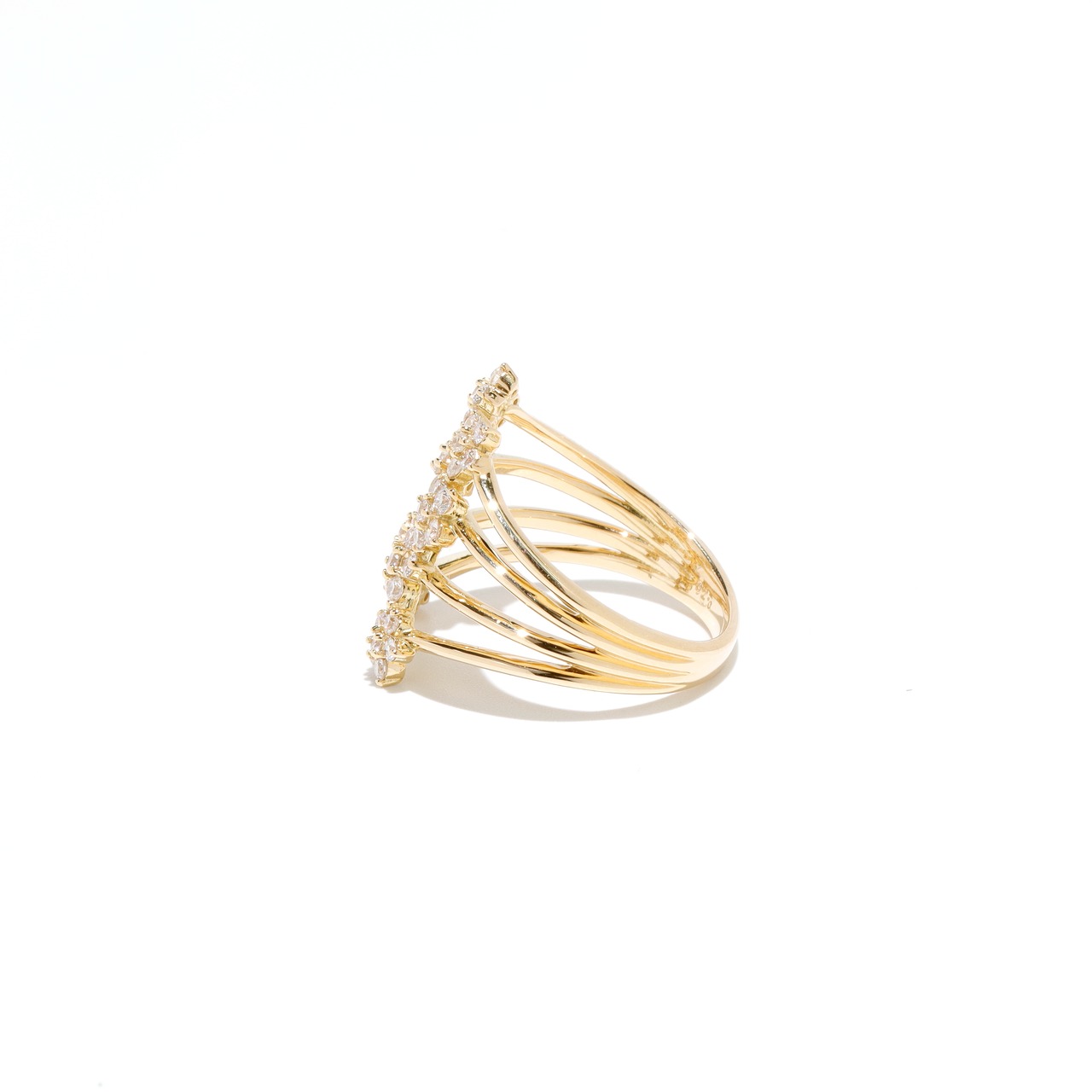 ダイヤモンド デザインリング K18 / 0.700ct