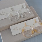 夏の額縁 －Gold & Silver－ | ピアス / イヤリング