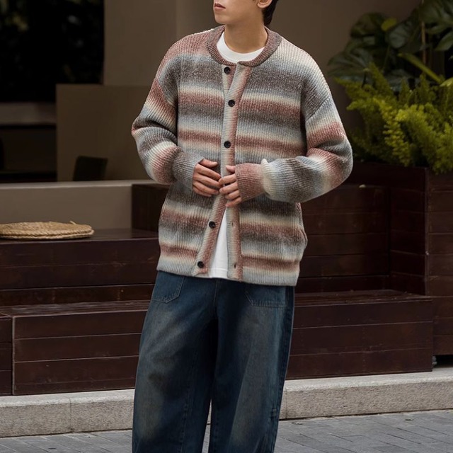 Border cardigan M12699