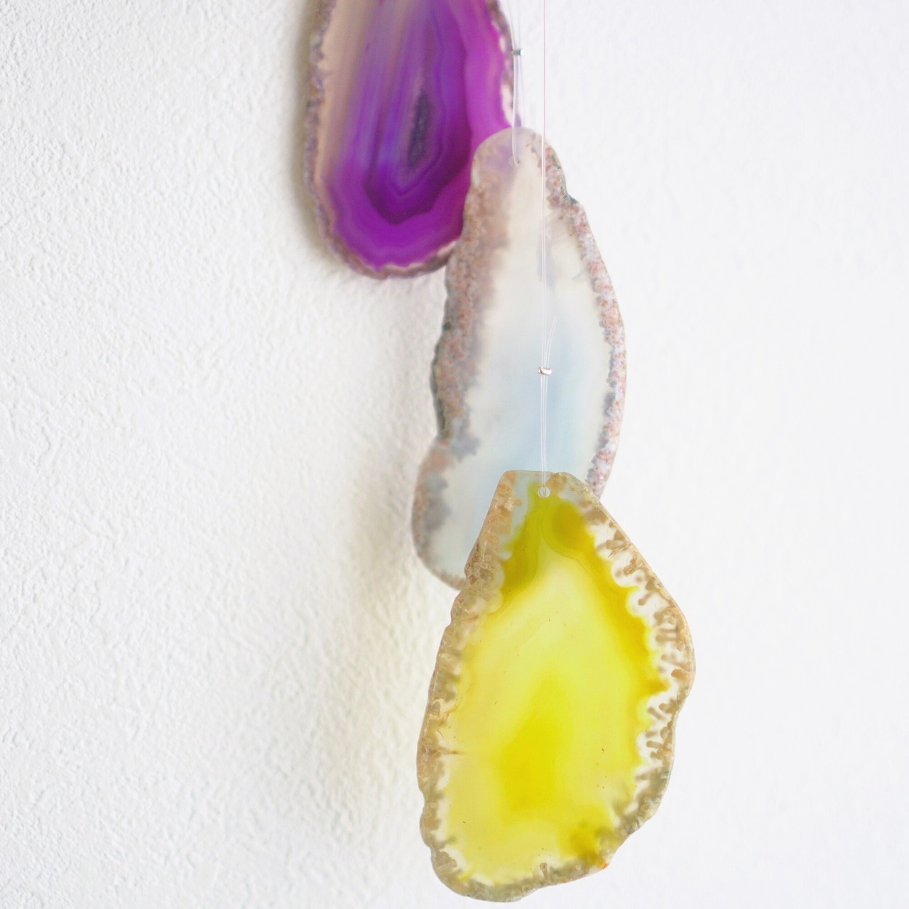 Pale Ocean - アゲートヒーリングチャイム / Agate Sun Catcher Wind Chime 244