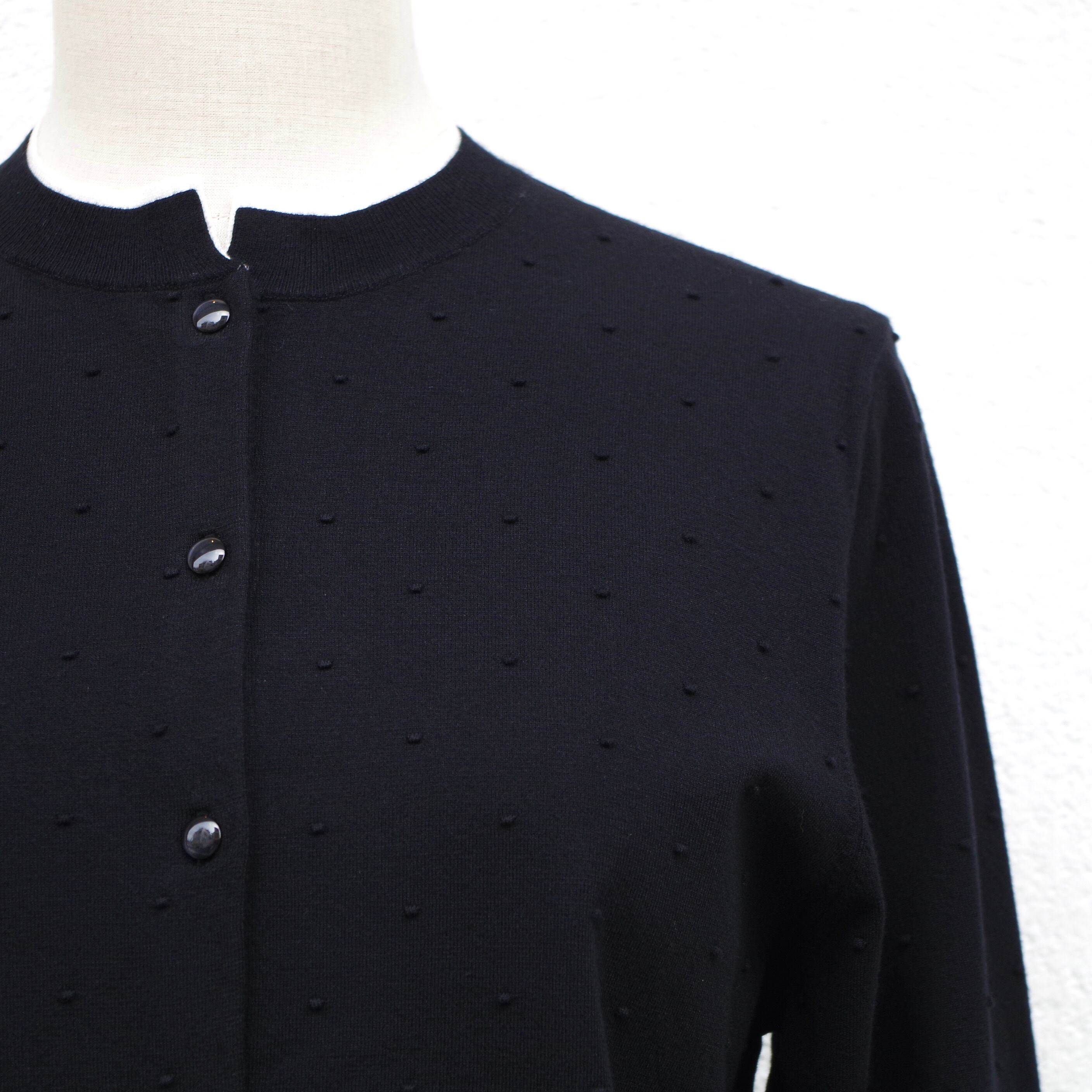 Pale Jute (ペールジュート) ドットニットカーディガン