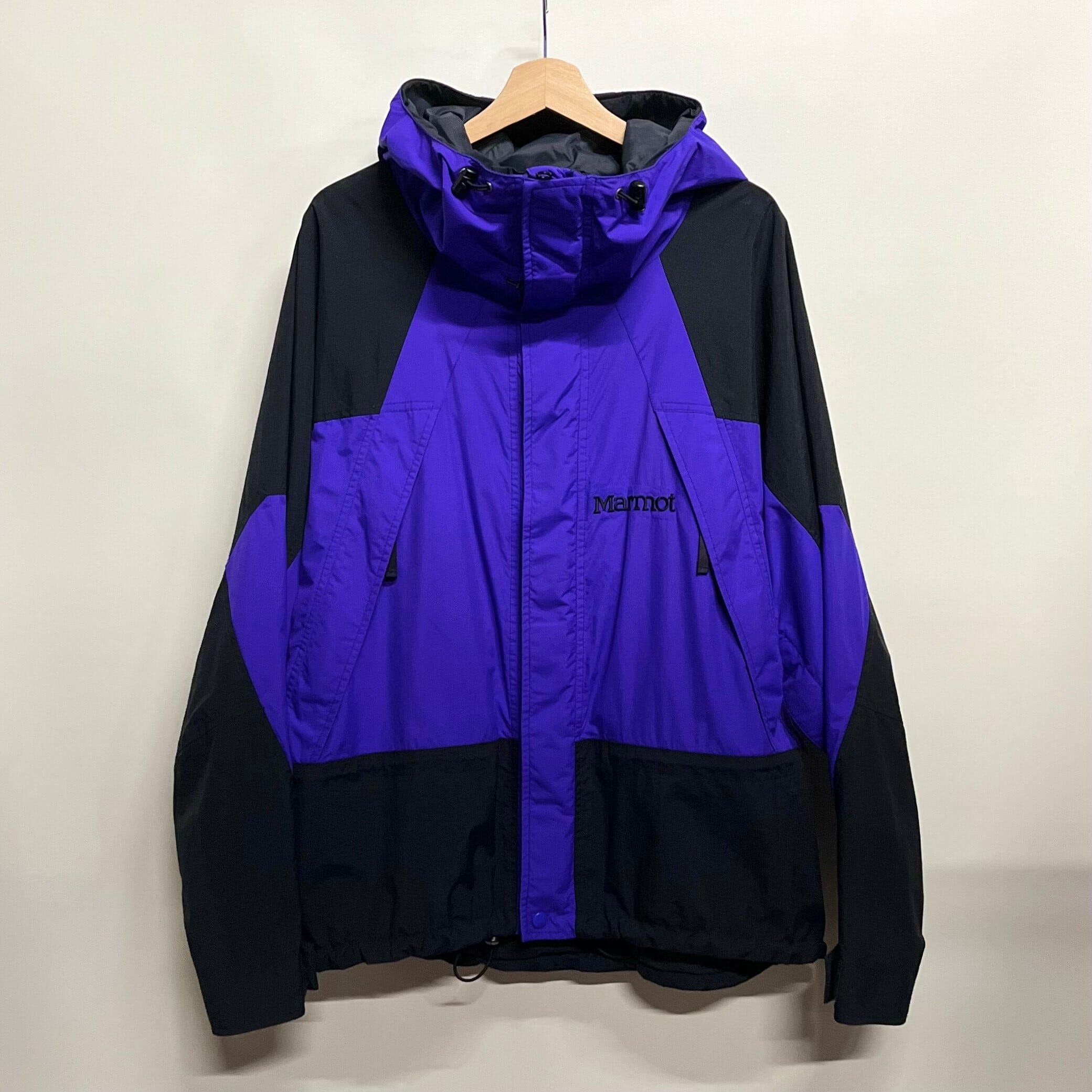 ちゃんぽん エルエルビーン 90s ナイロンジャケット リバーシブル L.L.Bean - 90s USA製 エルエルビーン ナイロン アノラック パーカー