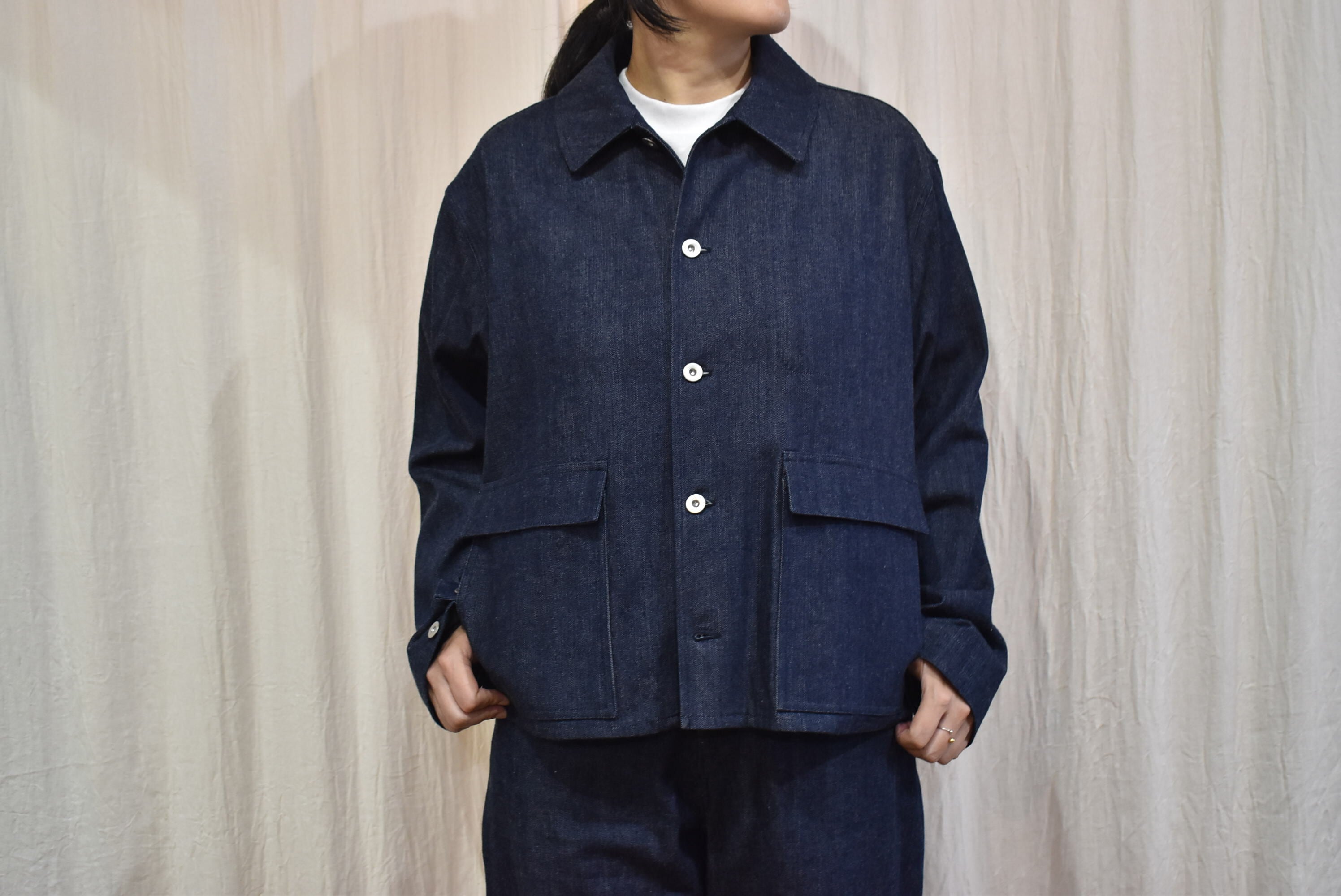 holk engineer jacket 2023aw ネイビー holk engineer jacket denim | rasikufuku