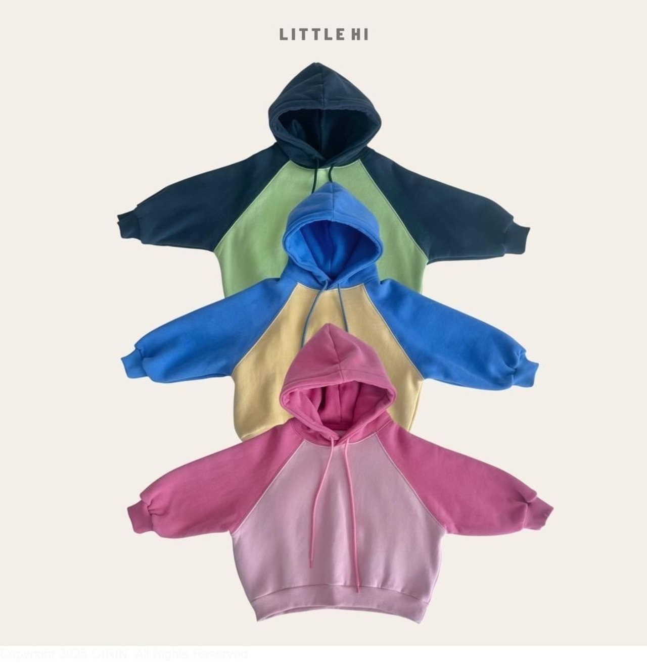 〖取寄〗韓国子供服 / 26winter / Little Hi / キャンディラグランパーカー / キッズ *XS~XL*