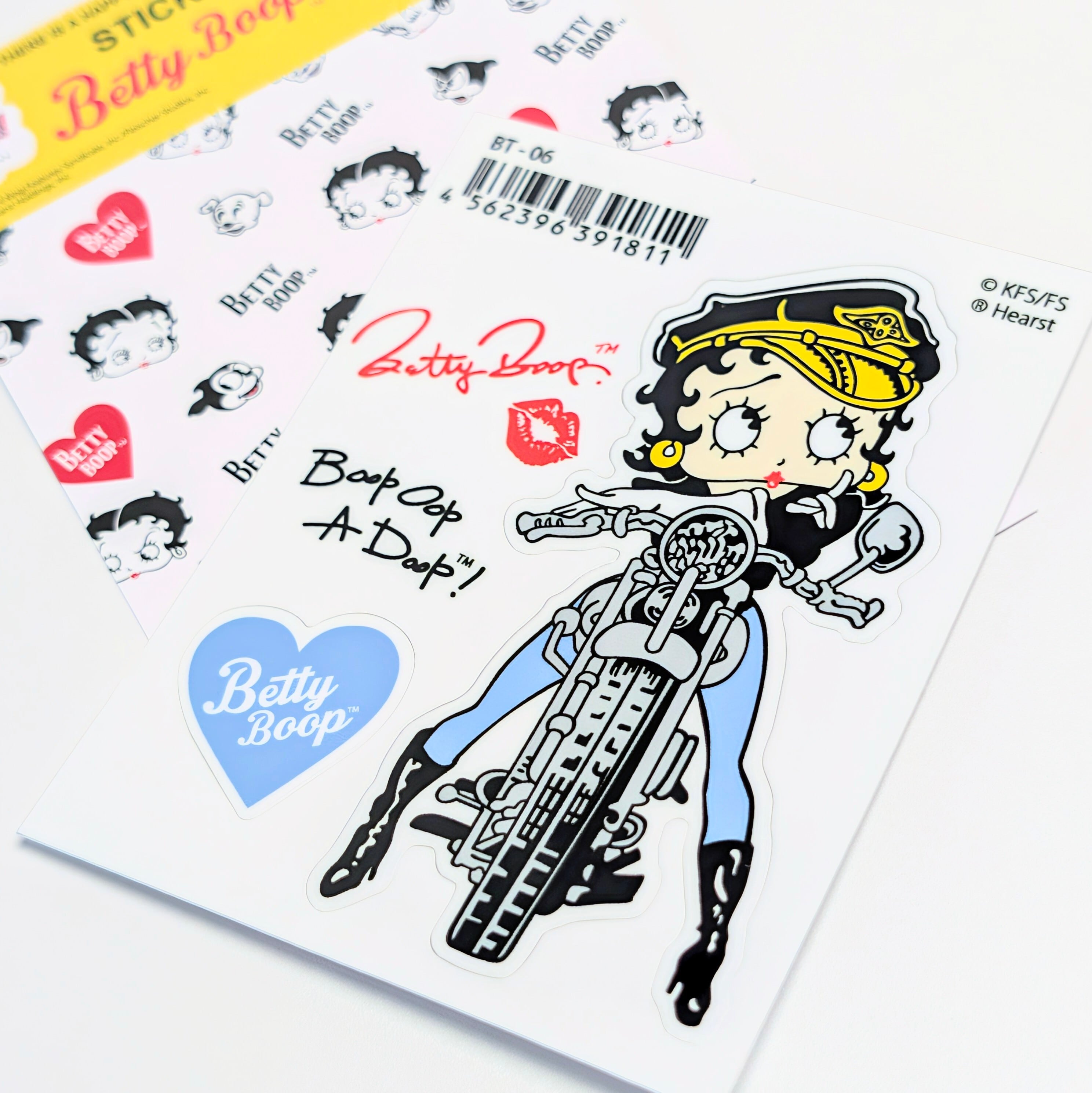 ✨️みんなメロメロ♡✨️送料無料！【 Betty Boop（ベティブープ） 】 STICKER（ステッカー）/ シール / ベティちゃん　〚アメリカン雑貨 アメトイ〛
