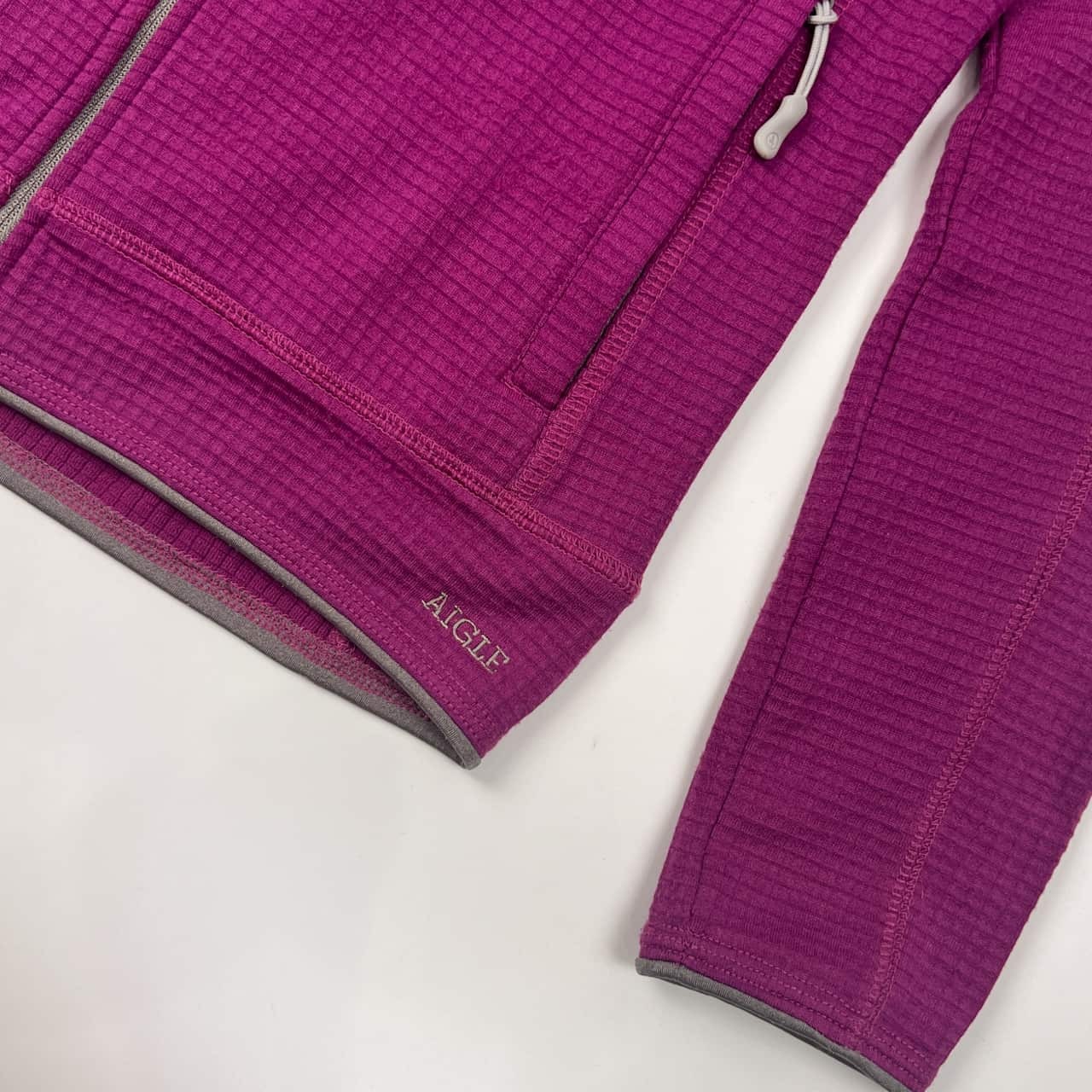 AIGLE エーグル フルジップ 長袖ジャケット ジャンパー S/パープル系 レディース